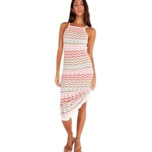 Rachel Zoe Crochet Knit Maxi Dress